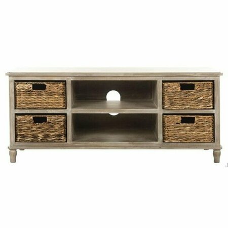 SAFAVIEH Rooney Tv Unit- Vintage White - 20.1 X 15.7 X 47.2 In. AMH5745E